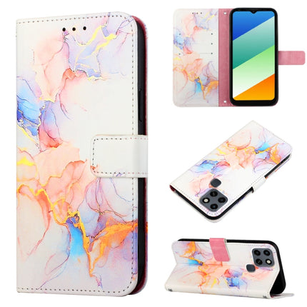 PT003 Marble Pattern Flip Leather Phone Case, For Infinix Smart 6 Plus/X6823, For T-Mobile Revvl 6 5G, For Cubot Pocket, For Oukitel C31