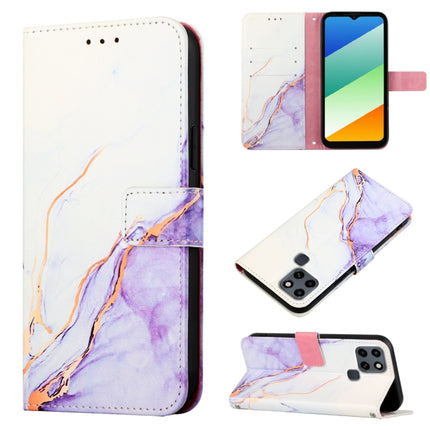 PT003 Marble Pattern Flip Leather Phone Case, For Infinix Smart 6 Plus/X6823, For T-Mobile Revvl 6 5G, For Cubot Pocket, For Oukitel C31