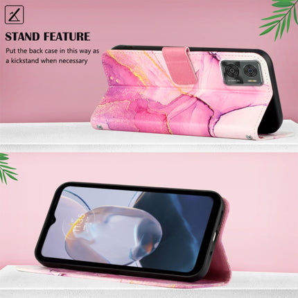 PT003 Marble Pattern Flip Leather Phone Case, For Motorola Moto E22i 4G/E22 4G, For OPPO A55S 5G/CPH2309 Japan, For OPPO Reno7 A Japan, For T-Mobile Revvl 6 Pro 5G