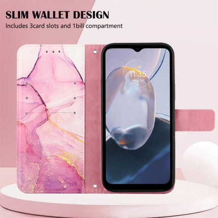 PT003 Marble Pattern Flip Leather Phone Case, For Motorola Moto E22i 4G/E22 4G, For OPPO A55S 5G/CPH2309 Japan, For OPPO Reno7 A Japan, For T-Mobile Revvl 6 Pro 5G