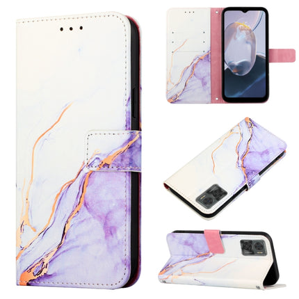 PT003 Marble Pattern Flip Leather Phone Case, For Motorola Moto E22i 4G/E22 4G, For OPPO A55S 5G/CPH2309 Japan, For OPPO Reno7 A Japan, For T-Mobile Revvl 6 Pro 5G