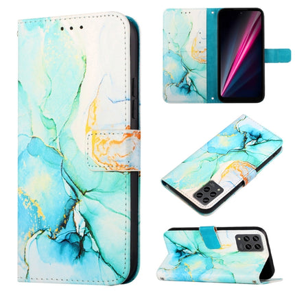 PT003 Marble Pattern Flip Leather Phone Case, For Motorola Moto E22i 4G/E22 4G, For OPPO A55S 5G/CPH2309 Japan, For OPPO Reno7 A Japan, For T-Mobile Revvl 6 Pro 5G