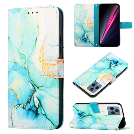 PT003 Marble Pattern Flip Leather Phone Case, For Infinix Smart 6 Plus/X6823, For T-Mobile Revvl 6 5G, For Cubot Pocket, For Oukitel C31