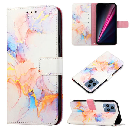 PT003 Marble Pattern Flip Leather Phone Case, For Infinix Smart 6 Plus/X6823, For T-Mobile Revvl 6 5G, For Cubot Pocket, For Oukitel C31