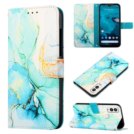 PT003 Marble Pattern Flip Leather Phone Case, For Infinix Smart 6 Plus/X6823, For T-Mobile Revvl 6 5G, For Kyocera Android One S9, For Kyocera Qua Phone QX KYV42