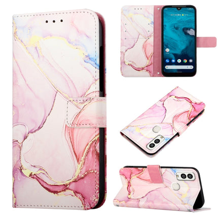PT003 Marble Pattern Flip Leather Phone Case, For Infinix Smart 6 Plus/X6823, For T-Mobile Revvl 6 5G, For Kyocera Android One S9, For Kyocera Qua Phone QX KYV42
