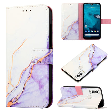 PT003 Marble Pattern Flip Leather Phone Case, For Infinix Smart 6 Plus/X6823, For T-Mobile Revvl 6 5G, For Kyocera Android One S9, For Kyocera Qua Phone QX KYV42