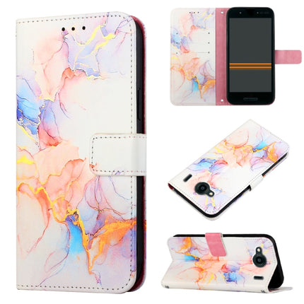 PT003 Marble Pattern Flip Leather Phone Case, For Infinix Smart 6 Plus/X6823, For T-Mobile Revvl 6 5G, For Kyocera Android One S9, For Kyocera Qua Phone QX KYV42