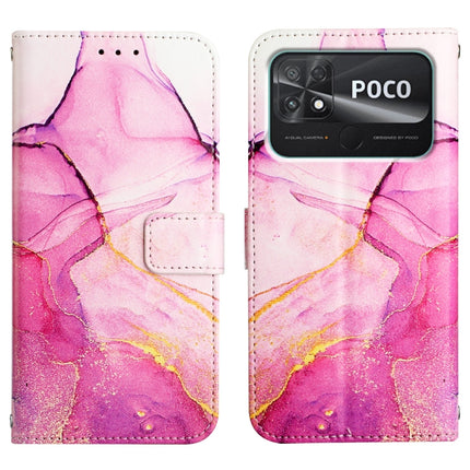 PT003 Marble Pattern Flip Leather Phone Case, For Xiaomi Poco C40 Global, For Xiaomi 12T/12T Pro/Redmi K50 Ultra