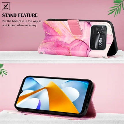PT003 Marble Pattern Flip Leather Phone Case, For Xiaomi Poco C40 Global, For Xiaomi 12T/12T Pro/Redmi K50 Ultra