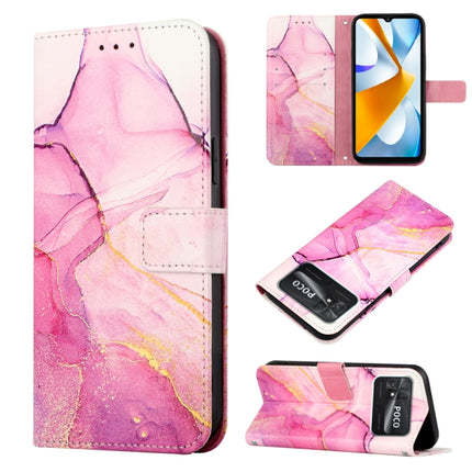PT003 Marble Pattern Flip Leather Phone Case, For Xiaomi Poco C40 Global, For Xiaomi 12T/12T Pro/Redmi K50 Ultra