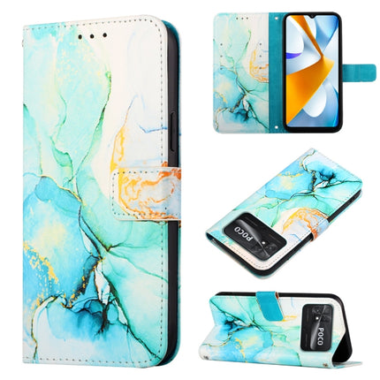 PT003 Marble Pattern Flip Leather Phone Case, For Xiaomi Poco C40 Global, For Xiaomi 12T/12T Pro/Redmi K50 Ultra