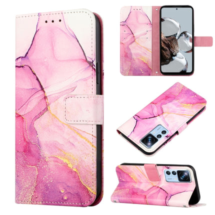 PT003 Marble Pattern Flip Leather Phone Case, For Xiaomi Poco C40 Global, For Xiaomi 12T/12T Pro/Redmi K50 Ultra