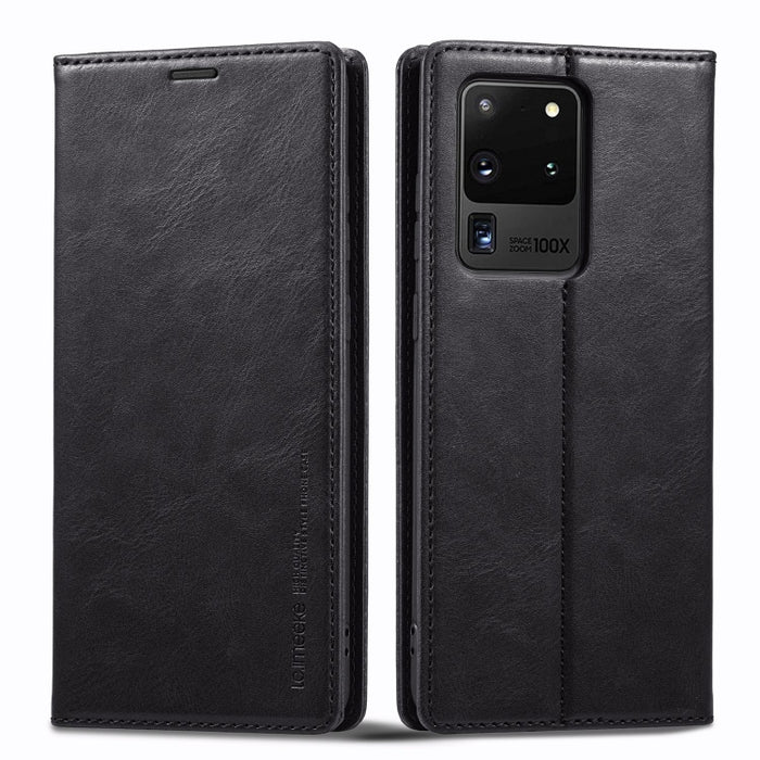 LC.IMEEKE RFID Anti-theft Leather Phone Case, For Samsung Galaxy S20 Ultra, For Samsung Galaxy S21 Ultra 5G