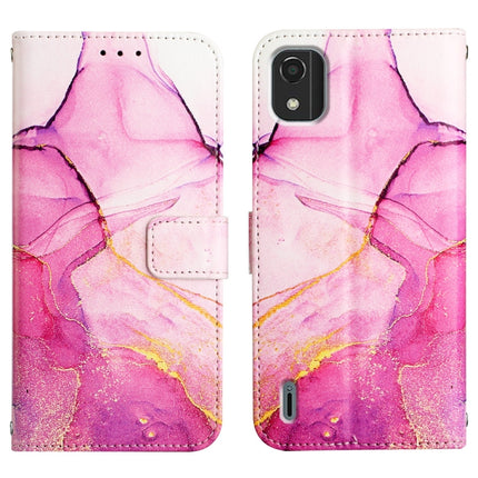 PT003 Marble Pattern Flip Leather Phone Case, For Nokia C2 2ND Edition, For Nokia C21, For Nokia C21 Plus, For Nokia C100