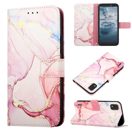 PT003 Marble Pattern Flip Leather Phone Case, For Nokia C2 2ND Edition, For Nokia C21, For Nokia C21 Plus, For Nokia C100