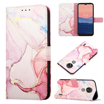 PT003 Marble Pattern Flip Leather Phone Case, For Nokia C2 2ND Edition, For Nokia C21, For Nokia C21 Plus, For Nokia C100