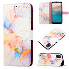 For Nokia C21 Plus / Galaxy Marble White LS004