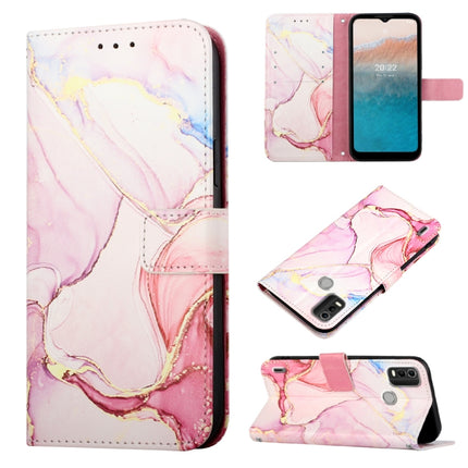 PT003 Marble Pattern Flip Leather Phone Case, For Nokia C2 2ND Edition, For Nokia C21, For Nokia C21 Plus, For Nokia C100