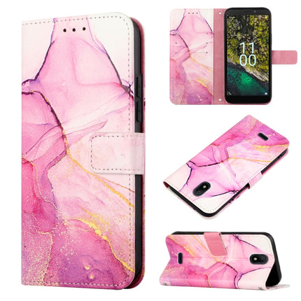 PT003 Marble Pattern Flip Leather Phone Case, For Nokia C2 2ND Edition, For Nokia C21, For Nokia C21 Plus, For Nokia C100