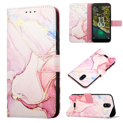 PT003 Marble Pattern Flip Leather Phone Case, For Nokia C2 2ND Edition, For Nokia C21, For Nokia C21 Plus, For Nokia C100