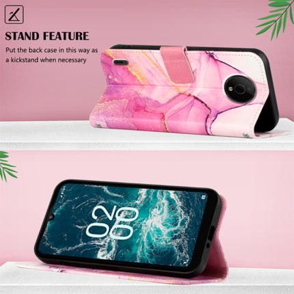 PT003 Marble Pattern Flip Leather Phone Case, For Nokia C200, For Nokia G11 Plus, For Nokia G60 5G, For Nokia G100