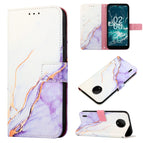 For Nokia C200 / White Purple LS006