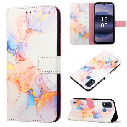 PT003 Marble Pattern Flip Leather Phone Case, For Nokia C200, For Nokia G11 Plus, For Nokia G60 5G, For Nokia G100