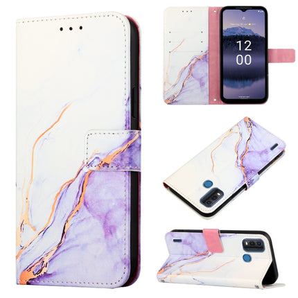 PT003 Marble Pattern Flip Leather Phone Case, For Nokia C200, For Nokia G11 Plus, For Nokia G60 5G, For Nokia G100