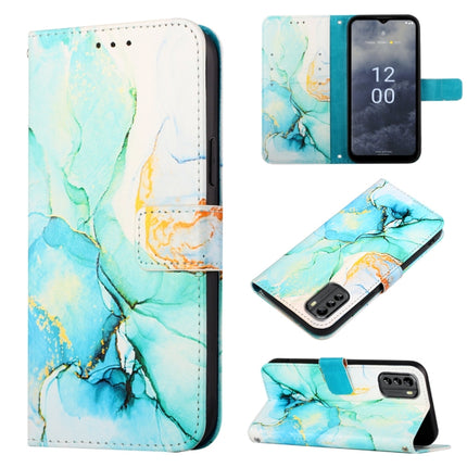 PT003 Marble Pattern Flip Leather Phone Case, For Nokia C200, For Nokia G11 Plus, For Nokia G60 5G, For Nokia G100
