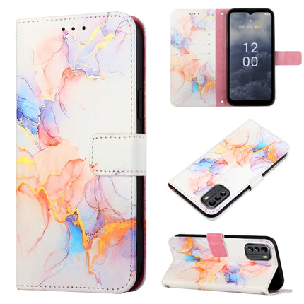 PT003 Marble Pattern Flip Leather Phone Case, For Nokia C200, For Nokia G11 Plus, For Nokia G60 5G, For Nokia G100