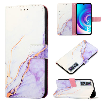 PT003 Marble Pattern Flip Leather Phone Case, For Nokia G400, For TCL 30 5G/30+ 5G, For TCL 30T T603DL, For TCL 30 V 5G T781S/30 XE 5G