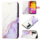 For TCL 30XL 2022 / White Purple LS006