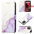 For UMIDIGI F3 4G/F3 5G/F3 SE/F3S / White Purple LS006