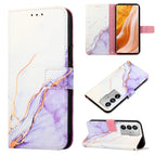 For ZTE Axon 40 Ultra / White Purple LS006