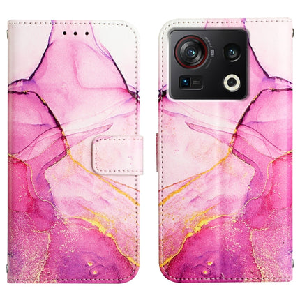 PT003 Marble Pattern Flip Leather Phone Case, For ZTE Nubia Z40S Pro, For Fujitsu Arrows Be F-04K, For Fujitsu Arrows Be F-05J, For Fujitsu Arrows NX F-01J
