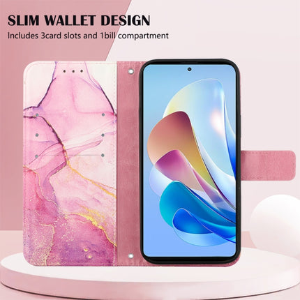 PT003 Marble Pattern Flip Leather Phone Case, For ZTE Nubia Z40S Pro, For Fujitsu Arrows Be F-04K, For Fujitsu Arrows Be F-05J, For Fujitsu Arrows NX F-01J