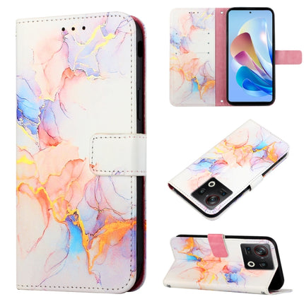 PT003 Marble Pattern Flip Leather Phone Case, For ZTE Nubia Z40S Pro, For Fujitsu Arrows Be F-04K, For Fujitsu Arrows Be F-05J, For Fujitsu Arrows NX F-01J