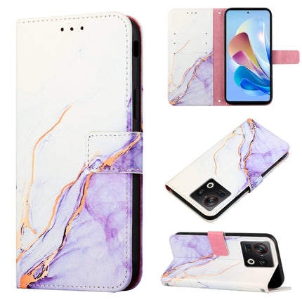 PT003 Marble Pattern Flip Leather Phone Case, For ZTE Nubia Z40S Pro, For Fujitsu Arrows Be F-04K, For Fujitsu Arrows Be F-05J, For Fujitsu Arrows NX F-01J