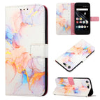 For Fujitsu Arrows Be F-05J / Galaxy Marble White LS004