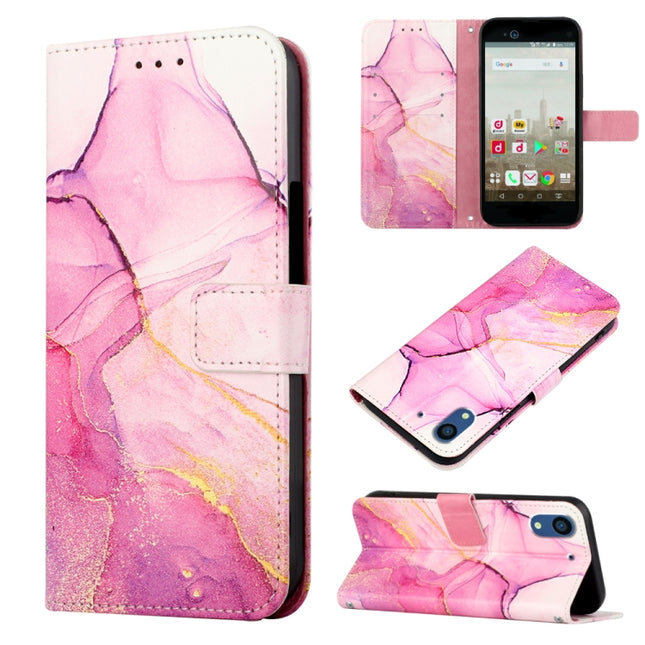PT003 Marble Pattern Flip Leather Phone Case, For Fujitsu Arrows NX F-01K, For Sharp Aquos R7/Aquos P7, For Sharp Aquos V6/V6 Plus, For Sharp Aquos Sense7 Plus