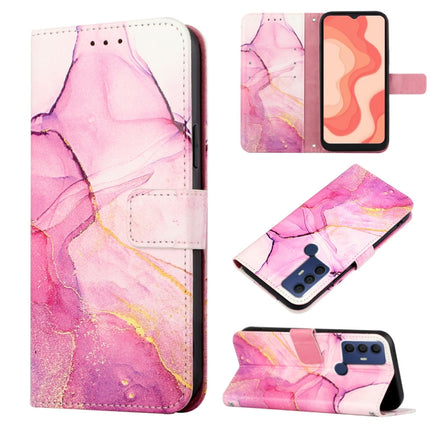PT003 Marble Pattern Flip Leather Phone Case, For Fujitsu Arrows NX F-01K, For Sharp Aquos R7/Aquos P7, For Sharp Aquos V6/V6 Plus, For Sharp Aquos Sense7 Plus