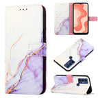For Sharp Aquos V6/V6 Plus / White Purple LS006