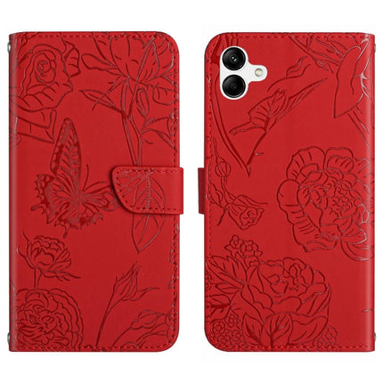 HT03 Skin Feel Butterfly Embossed Flip Leather Phone Case, For Samsung Galaxy A04 4G, For Samsung Galaxy A04s, For Samsung Galaxy A23 5G JP Version, For Samsung Galaxy A23e/A23s