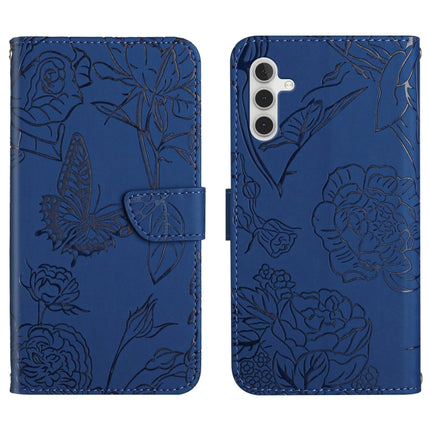 HT03 Skin Feel Butterfly Embossed Flip Leather Phone Case, For Samsung Galaxy A04 4G, For Samsung Galaxy A04s, For Samsung Galaxy A23 5G JP Version, For Samsung Galaxy A23e/A23s