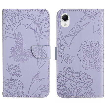 HT03 Skin Feel Butterfly Embossed Flip Leather Phone Case, For Samsung Galaxy A04 4G, For Samsung Galaxy A04s, For Samsung Galaxy A23 5G JP Version, For Samsung Galaxy A23e/A23s