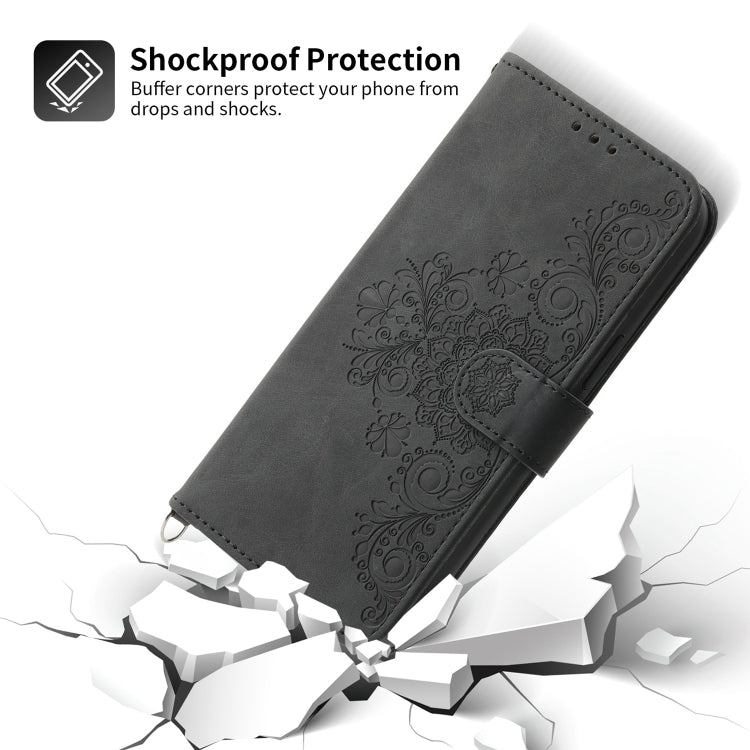 Skin-feel Flowers Embossed Wallet Leather Phone Case, For iPhone 11 Pro, For iPhone 11, For iPhone XS Max, For iPhone XS / X