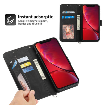 Skin-feel Flowers Embossed Wallet Leather Phone Case