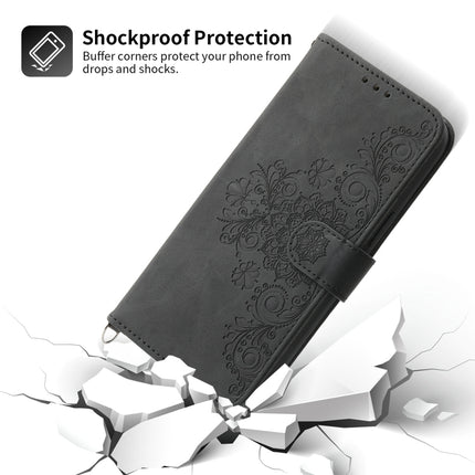 Skin-feel Flowers Embossed Wallet Leather Phone Case, For Sony Xperia 10 IV, For Sony Xperia 1 IV, For Google Pixel 6, For Google Pixel 6 Pro