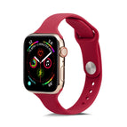 For Apple Watch 5/4 44mm & 3/2/1 42mm / Rose Red